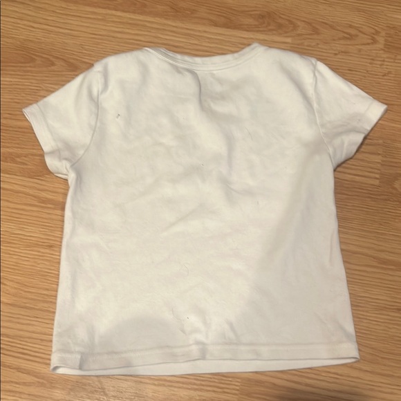 Brandy Melville Cream T-Shirt with Mushroom Design - Picture 3 of 3